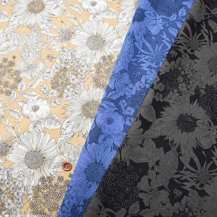 LIBERTY リバティ コットンタナローンプリント生地 Swim Dunclare