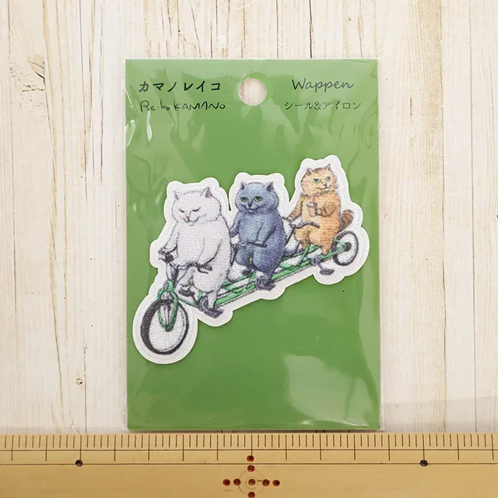 シール&アイロンワッペン カマノレイコ サイクリング
