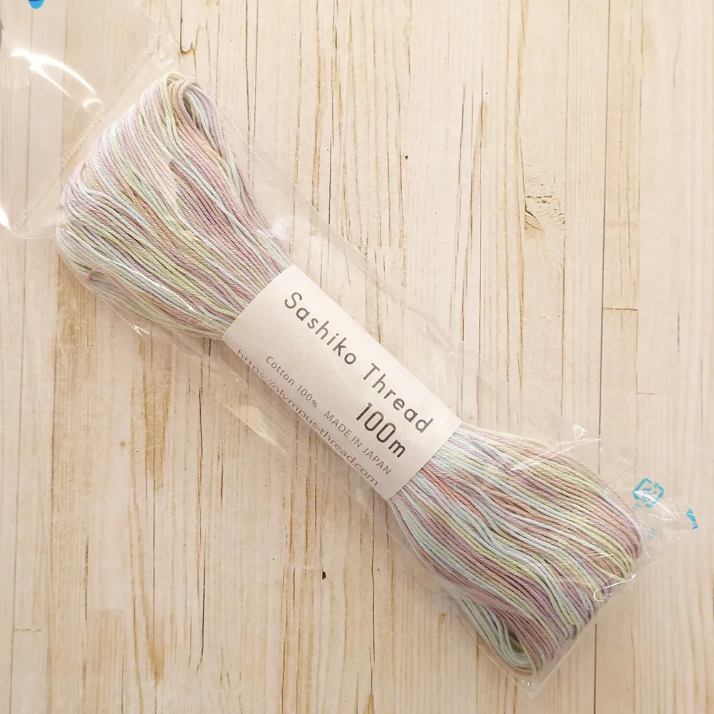 刺し子糸 Sashiko Thread 100m カラフル