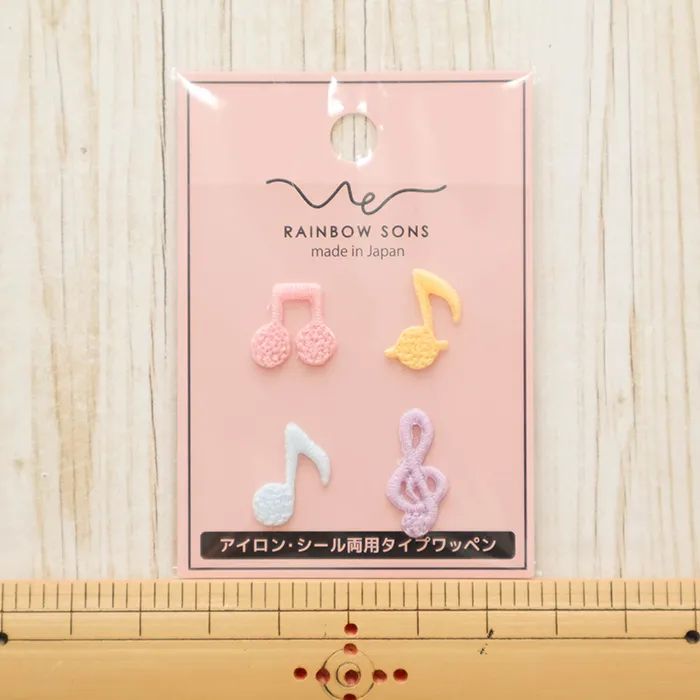 2wayワッペン RAINBOW SONS おんぷ