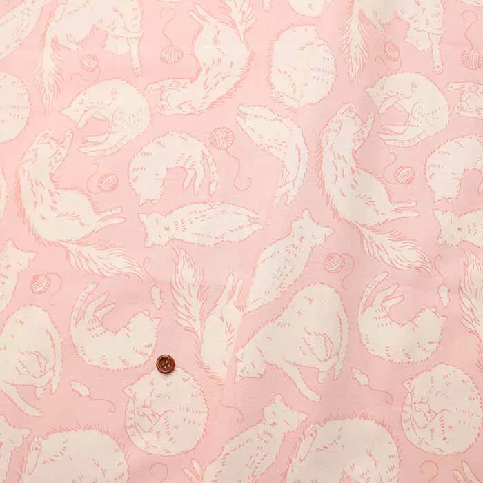 USAコットン moda Here kitty kitty